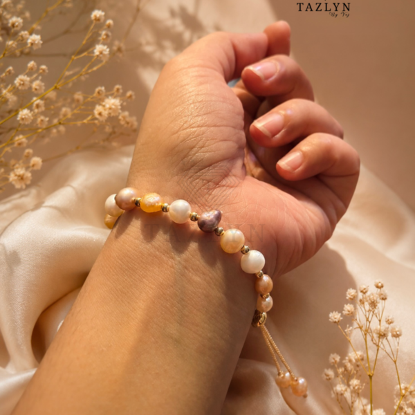 Authentic Pearl Copper Bracelet (Chain System)