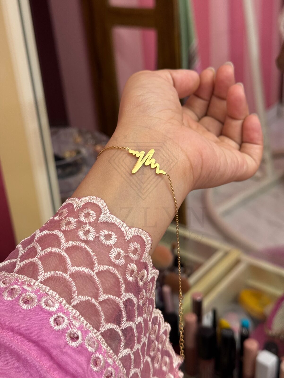 Heart Beat Chain Bracelet